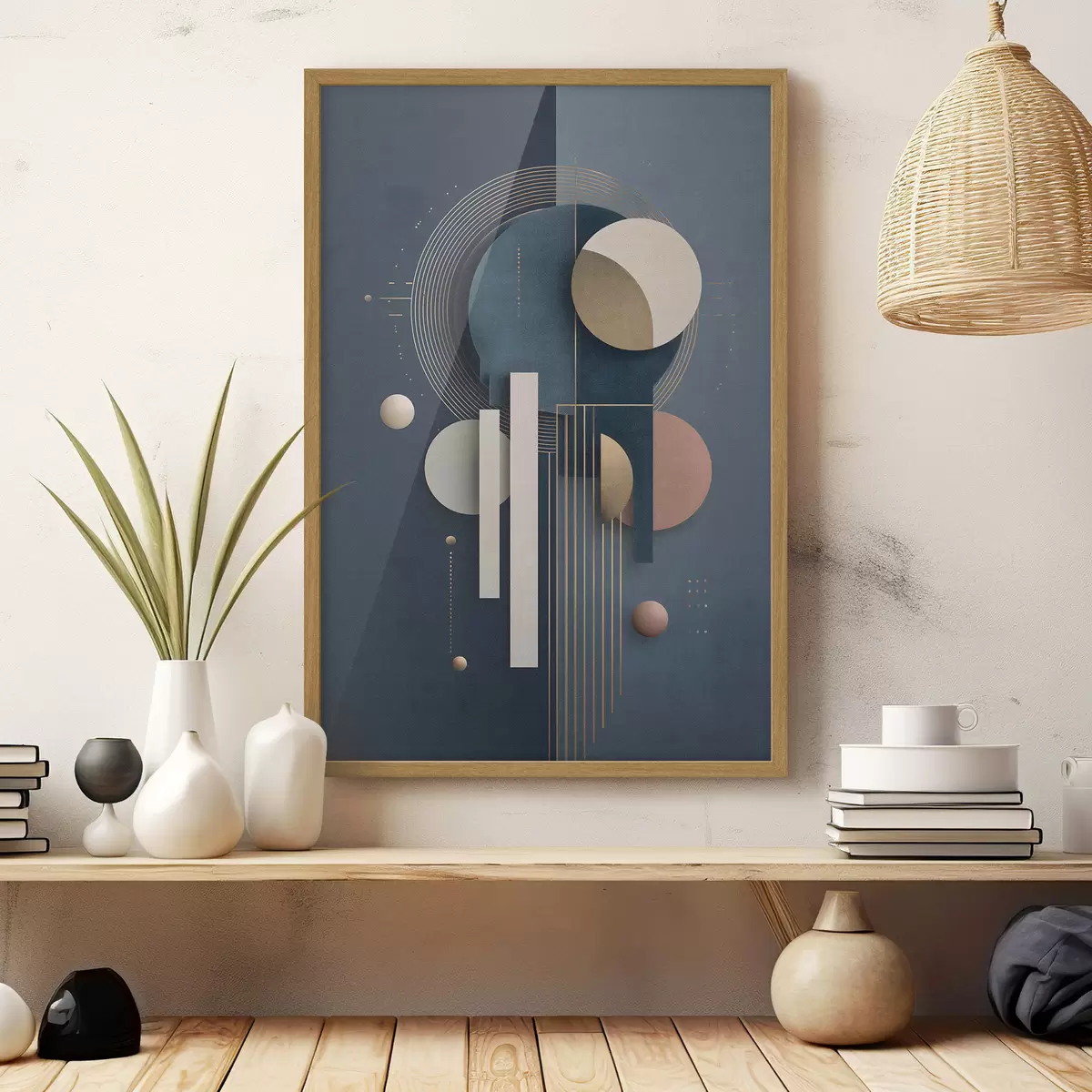 Poster Géométrie abstraite f49430