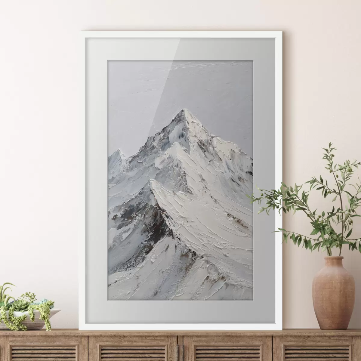 Poster Montagnes et caresse f49460