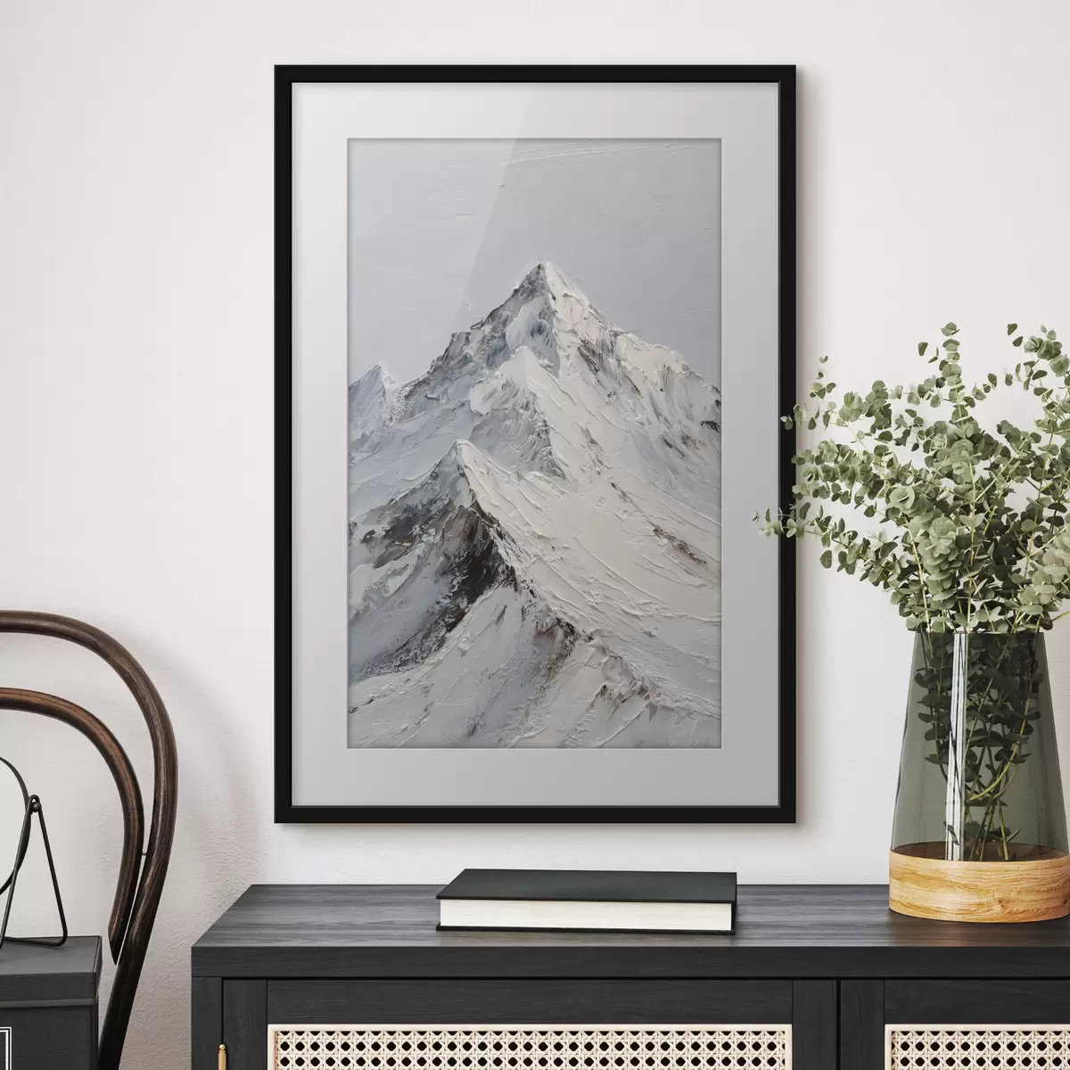Poster Montagnes et caresse f49460
