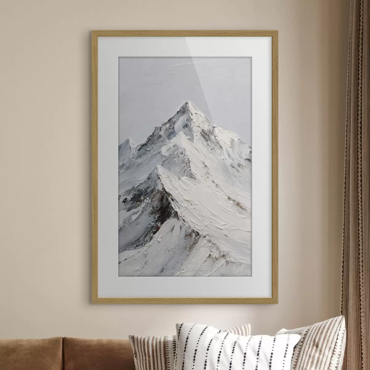 Poster Montagnes et caresse f49460