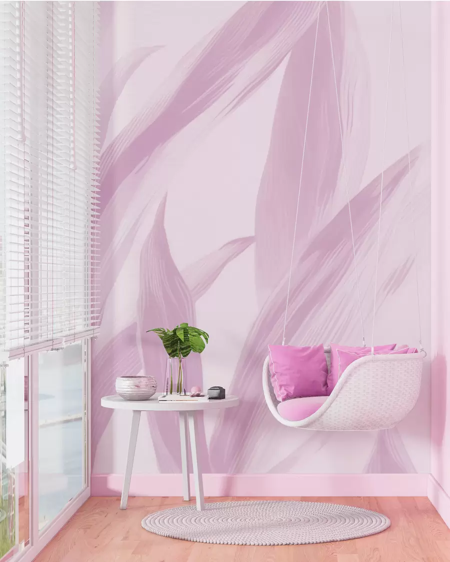 Papier peint Feuilles pointues w05680v3