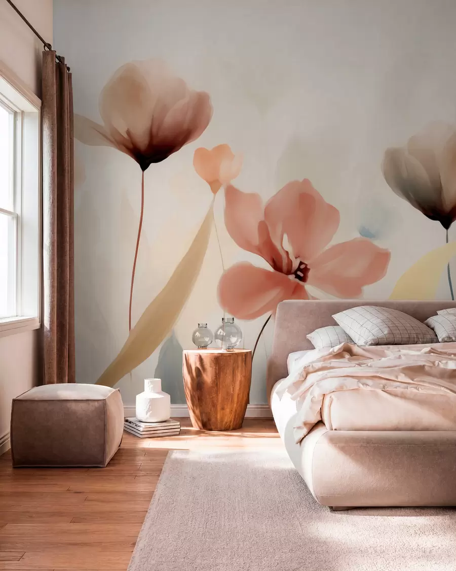Papier peint Fleurs sauvages w05684