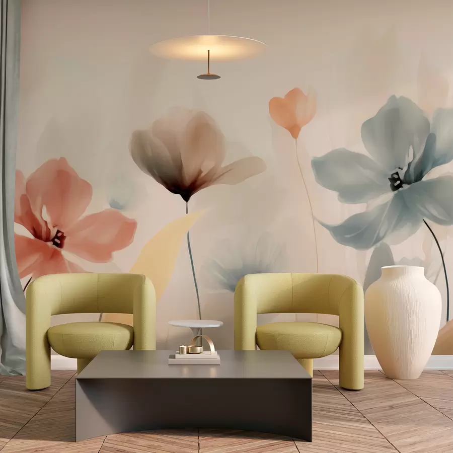Papier peint Fleurs sauvages w05684