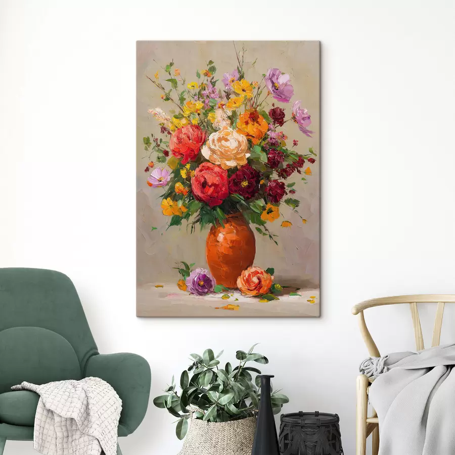 Tableau Fleurs dans un vase s49527