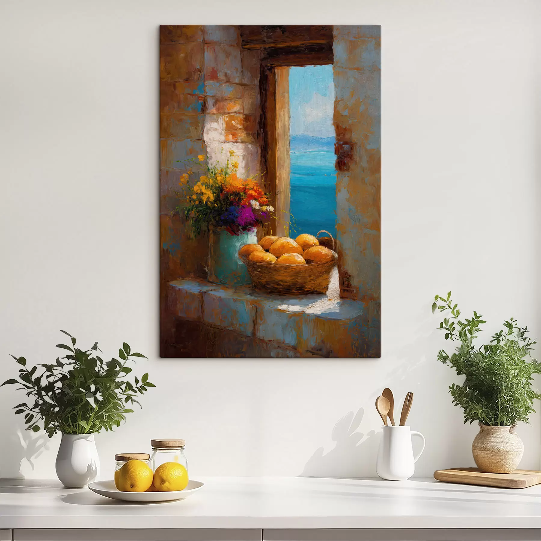 Tableau Fruits et fleurs s49542