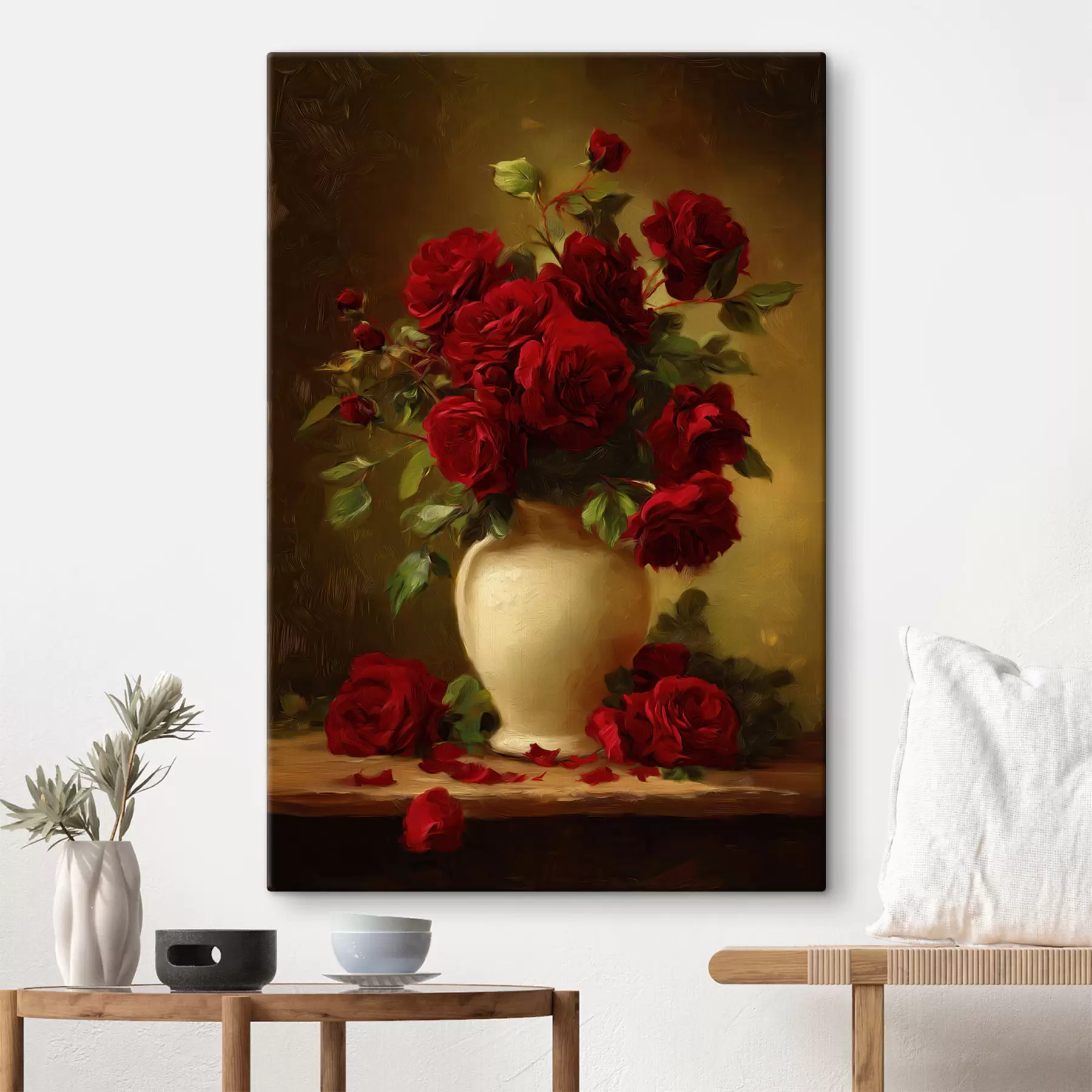 Tableau Fleurs dans un vase s49545