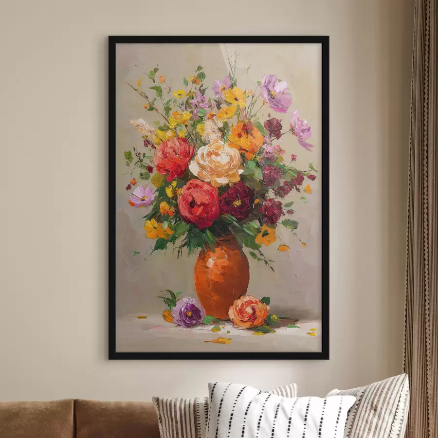 Papier peint Fleurs dans un vase f49527