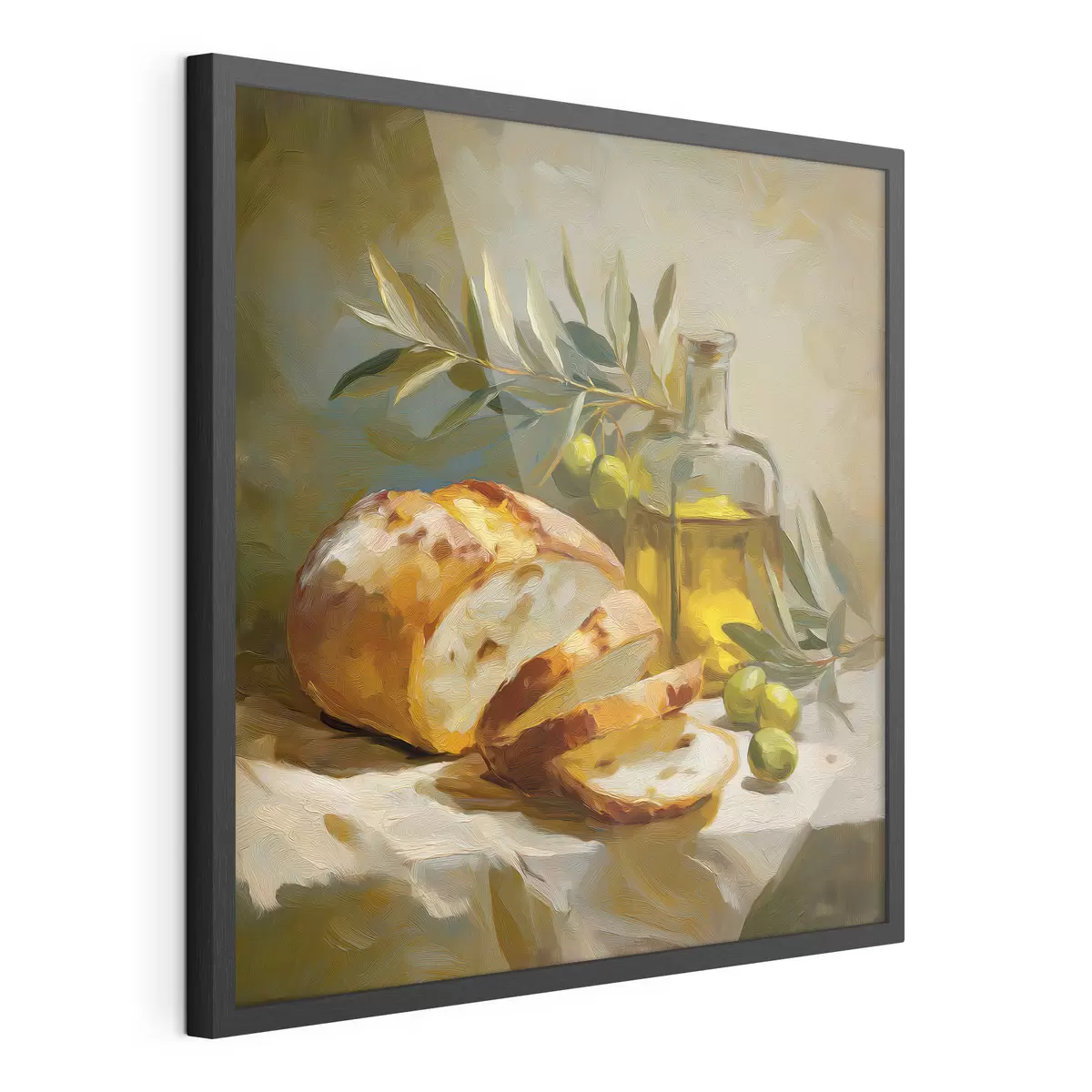 Poster Du pain et de l'huile d'olive f49529