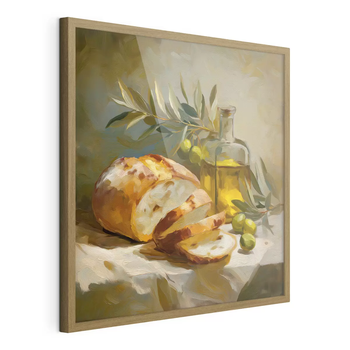 Poster Du pain et de l'huile d'olive f49529