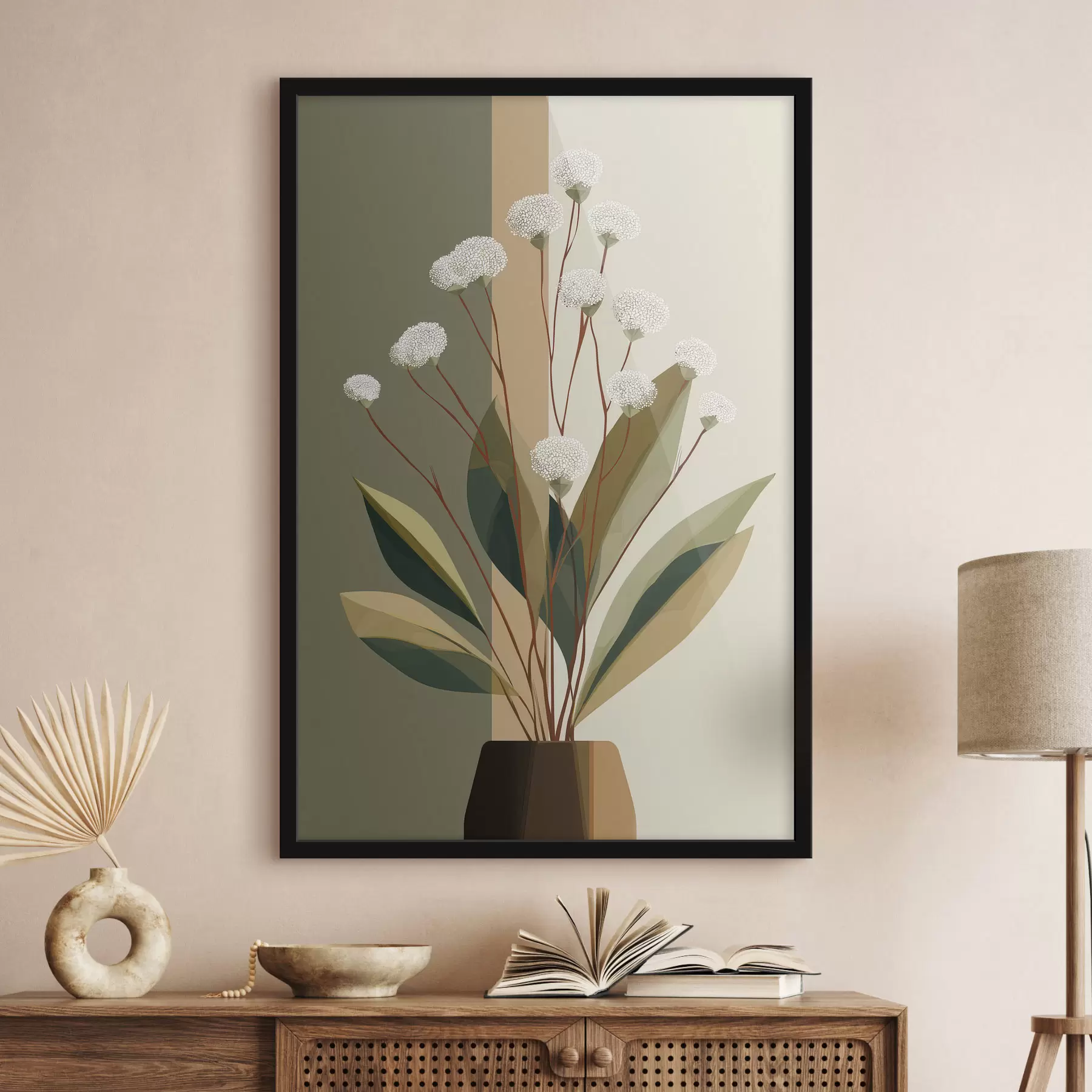 Papier peint Fleurs dans un vase f49530