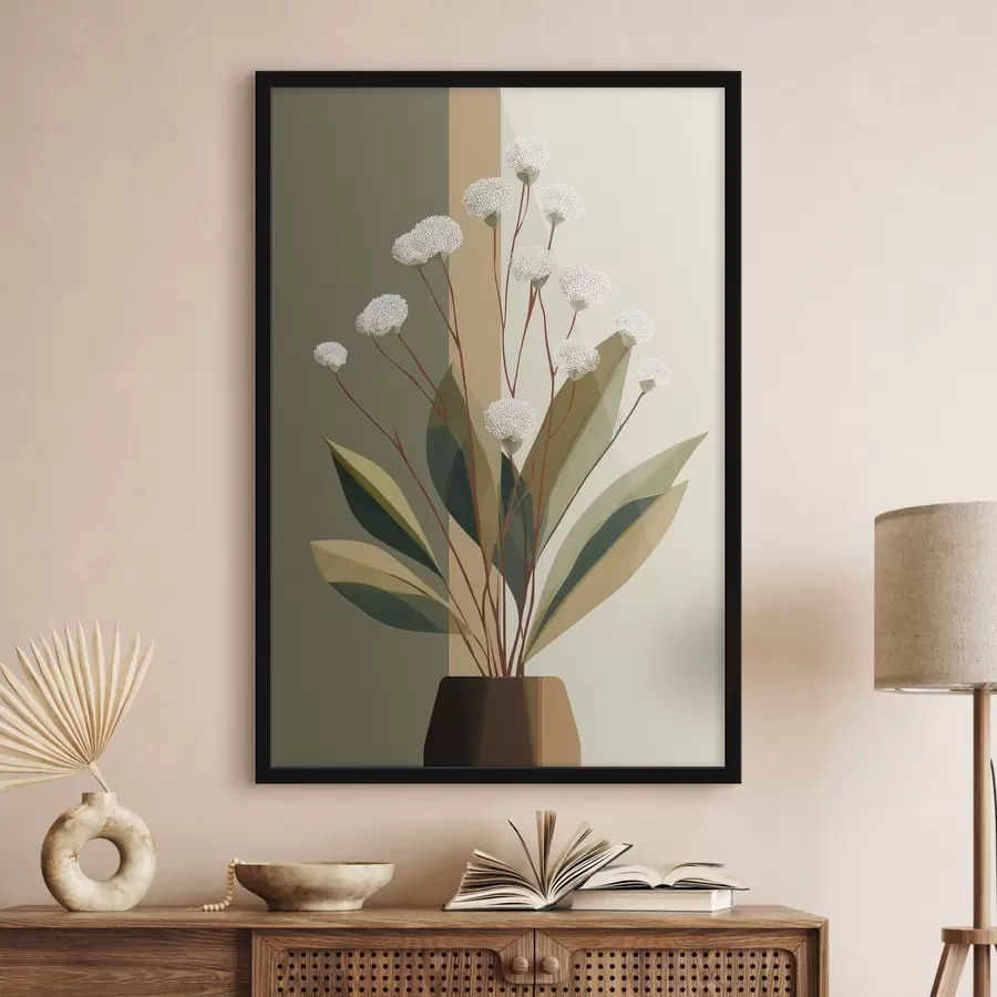 Papier peint Fleurs dans un vase f49530