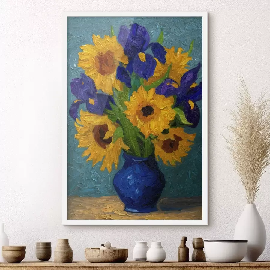 Papier peint Fleurs dans un vase f49534