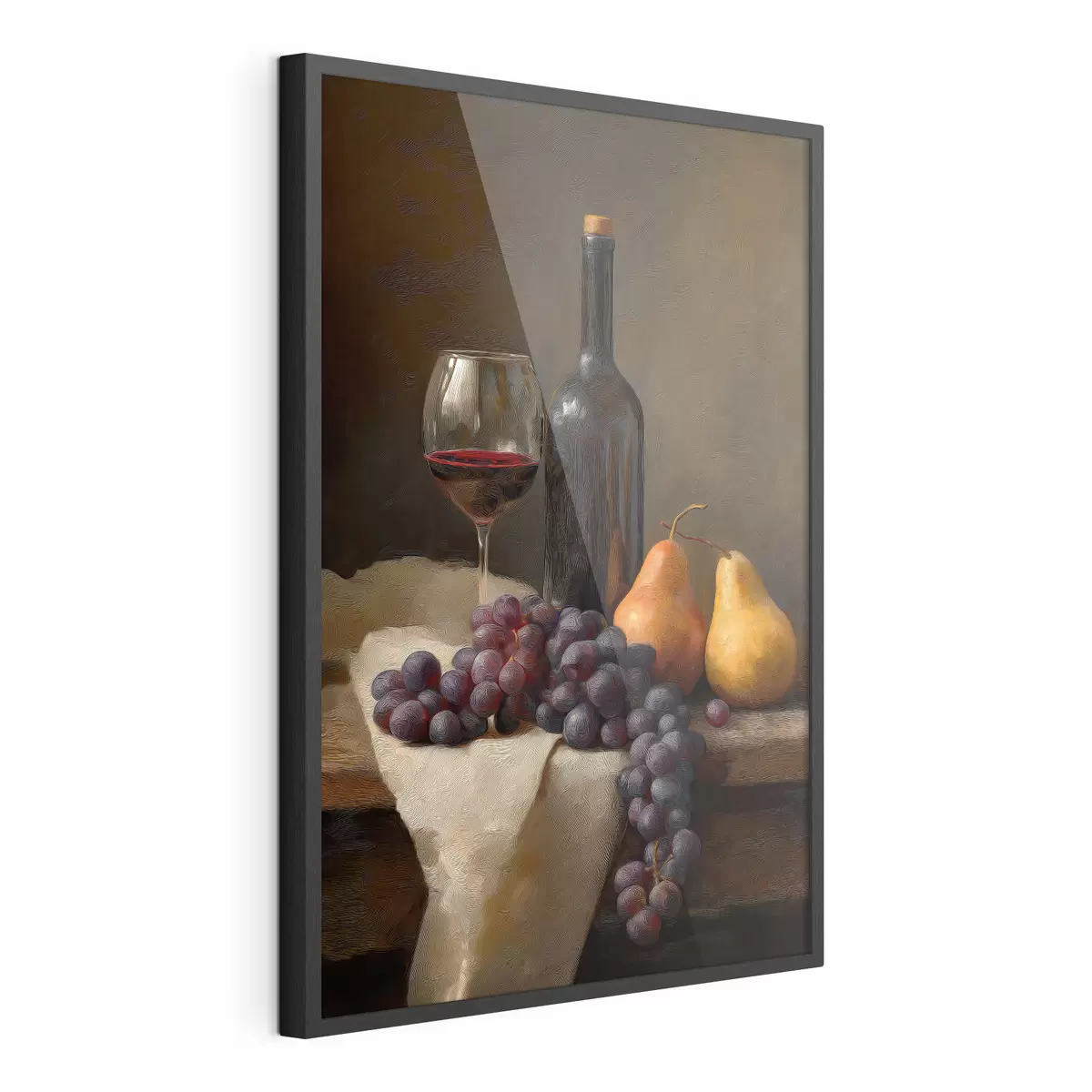 Poster Le vin et le raisin f49537