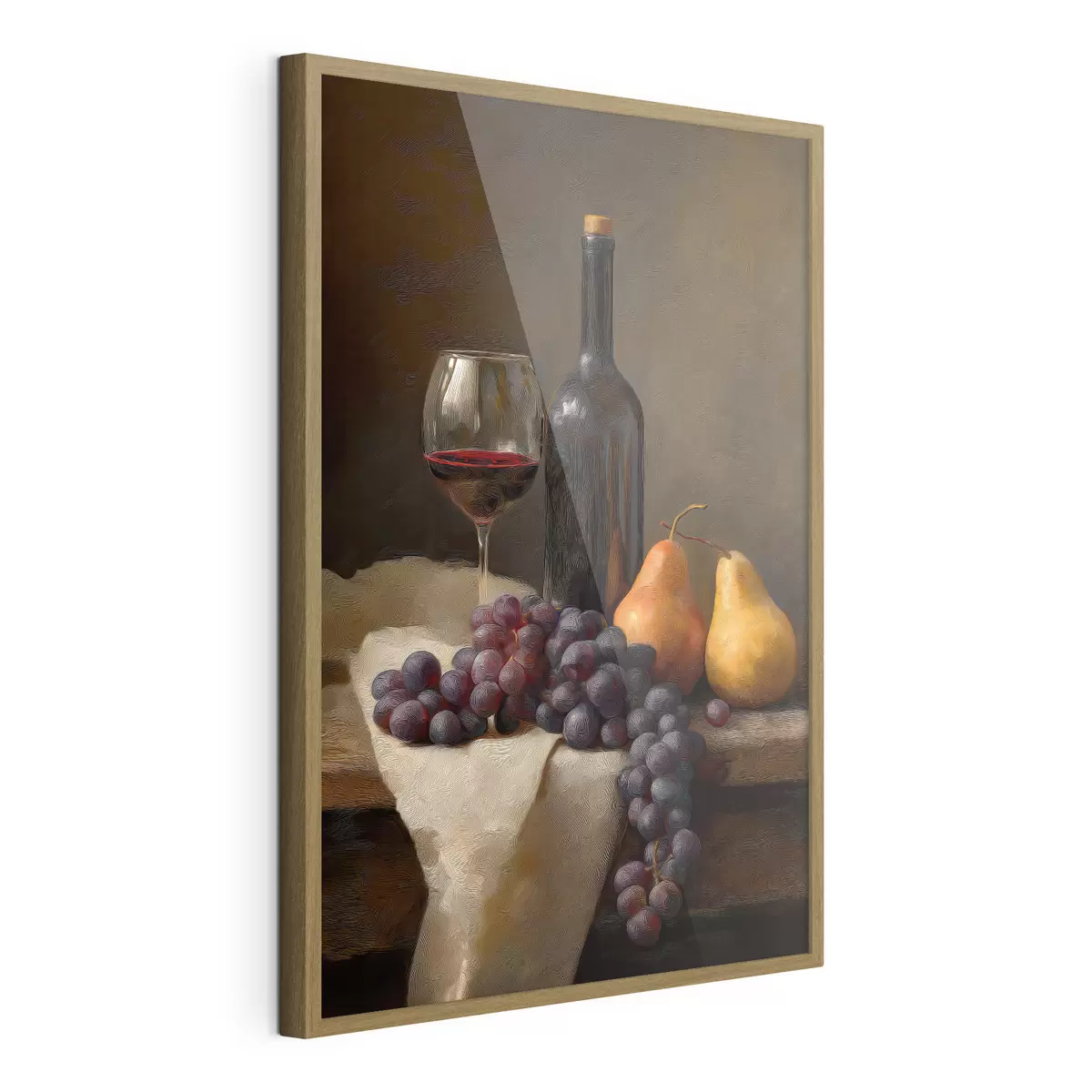 Poster Le vin et le raisin f49537