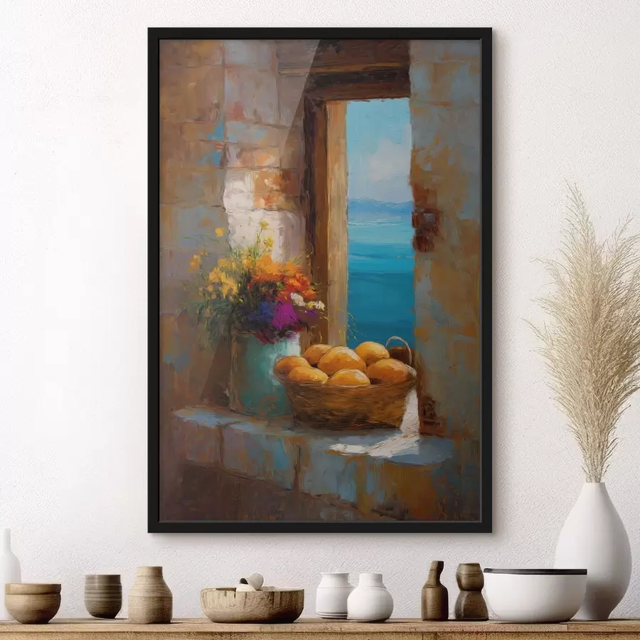 Papier peint Fruits et fleurs f49542