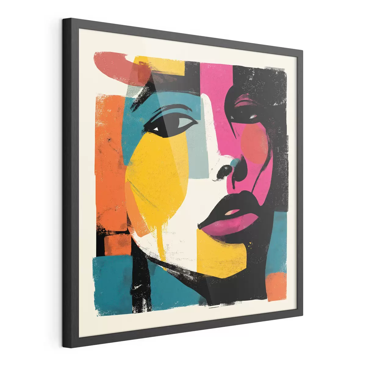 Poster Un visage abstrait f49543