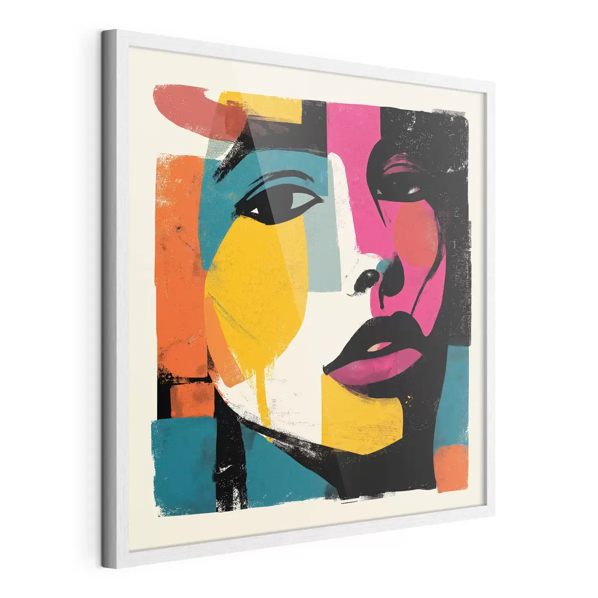 Poster Un visage abstrait f49543