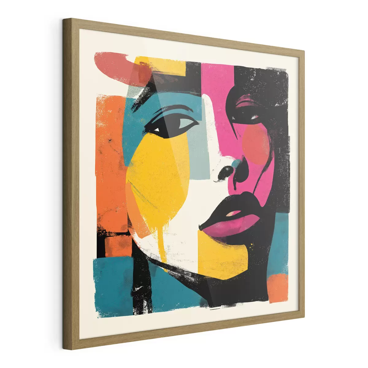 Poster Un visage abstrait f49543