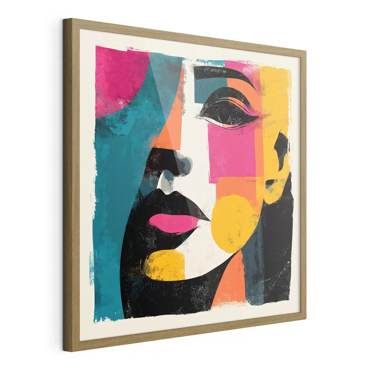 Poster Un visage abstrait f49544