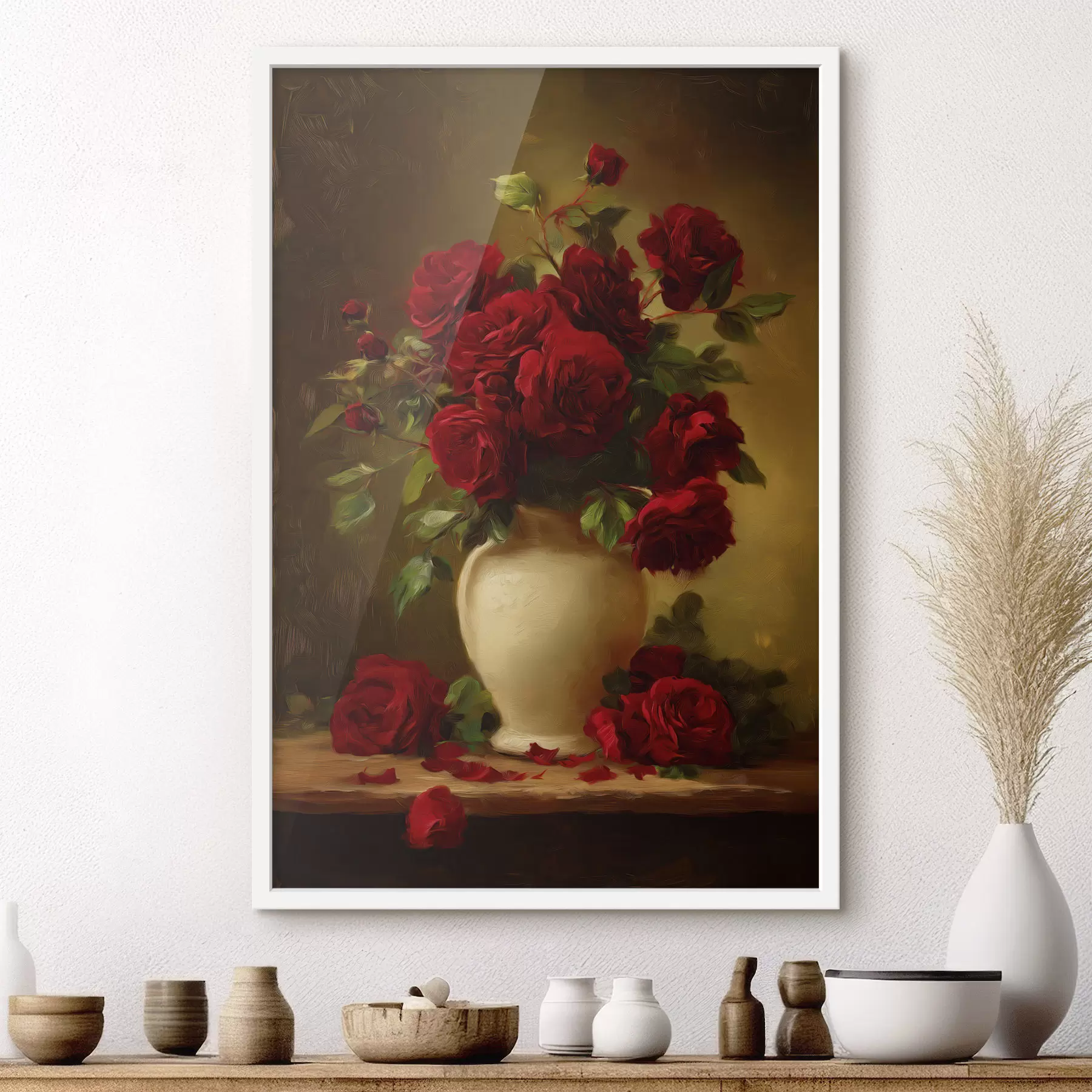 Papier peint Fleurs dans un vase f49545