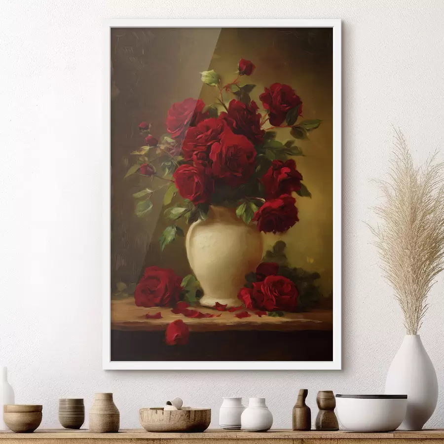Papier peint Fleurs dans un vase f49545
