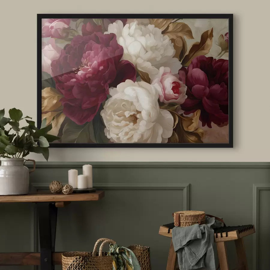 Papier peint Pivoines f49546