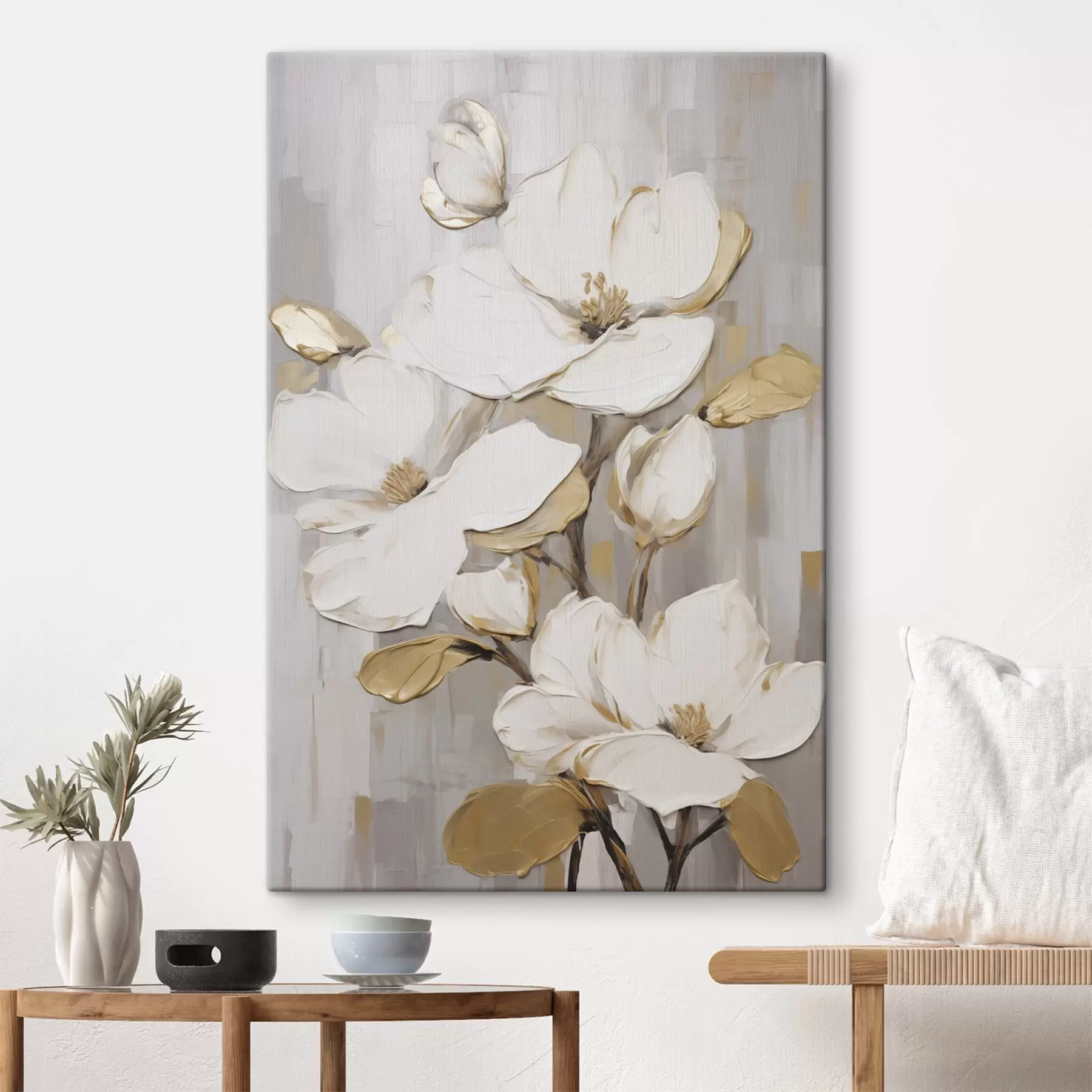 Tableau Fleurs : reproduction d'un tableau s49503