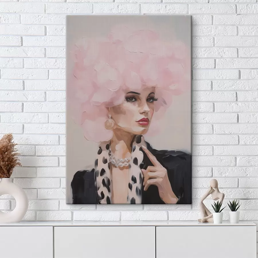 Tableau Peinture représentant une femme élégante s49509