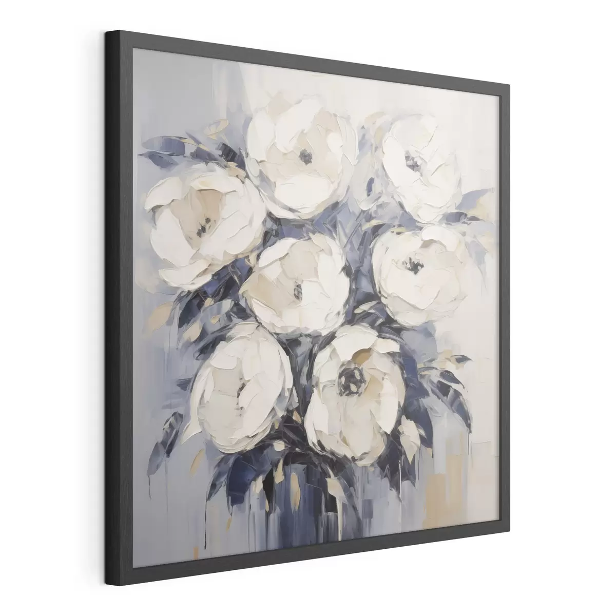 Poster Imitation de peinture représentant des roses stylisées f49504