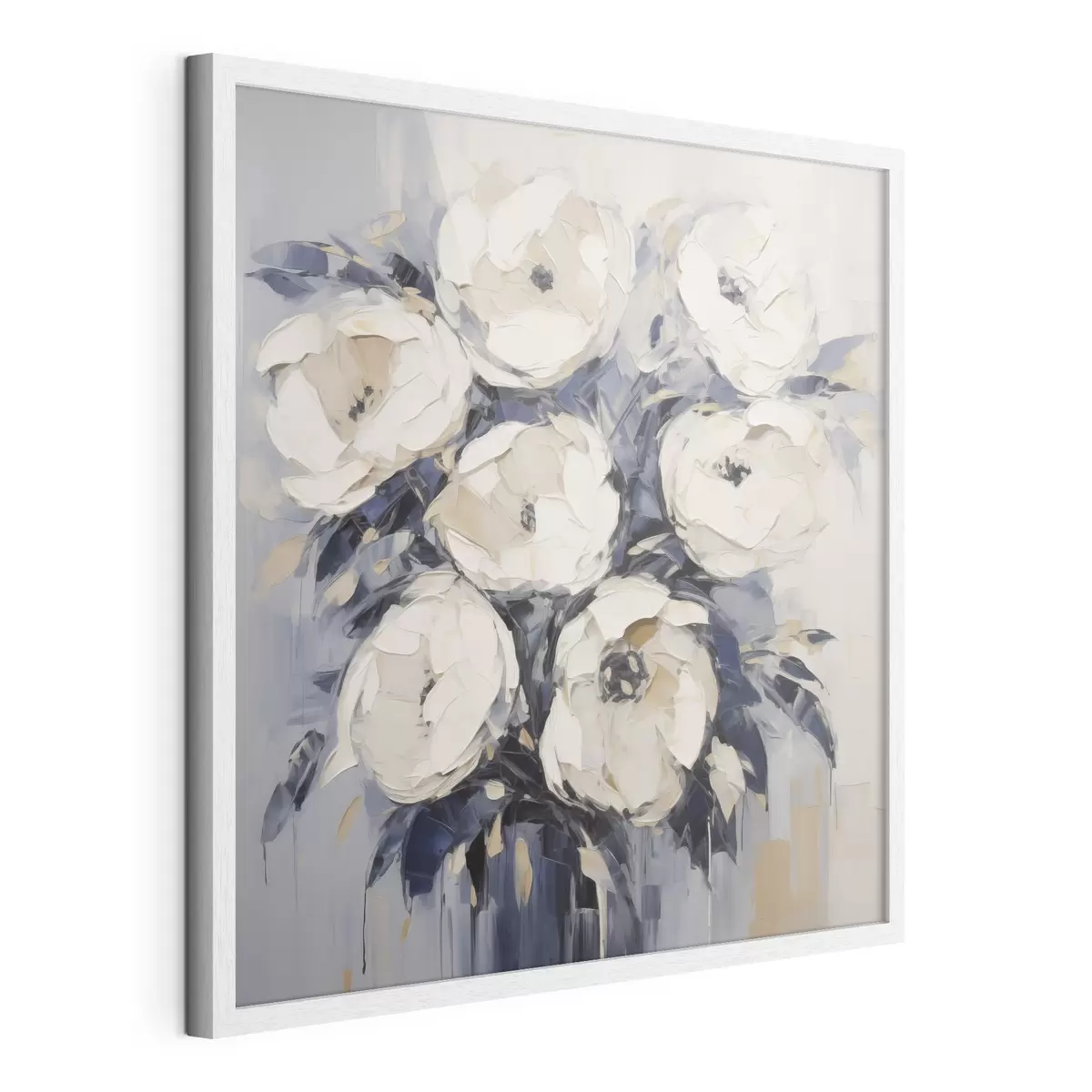 Poster Imitation de peinture représentant des roses stylisées f49504