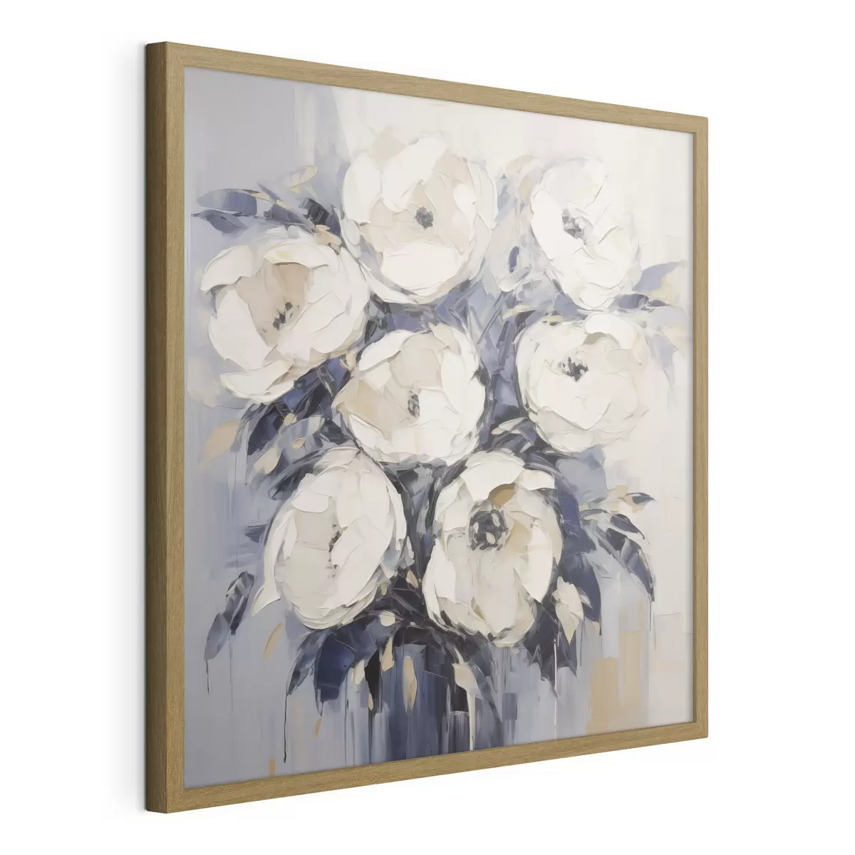 Poster Imitation de peinture représentant des roses stylisées f49504