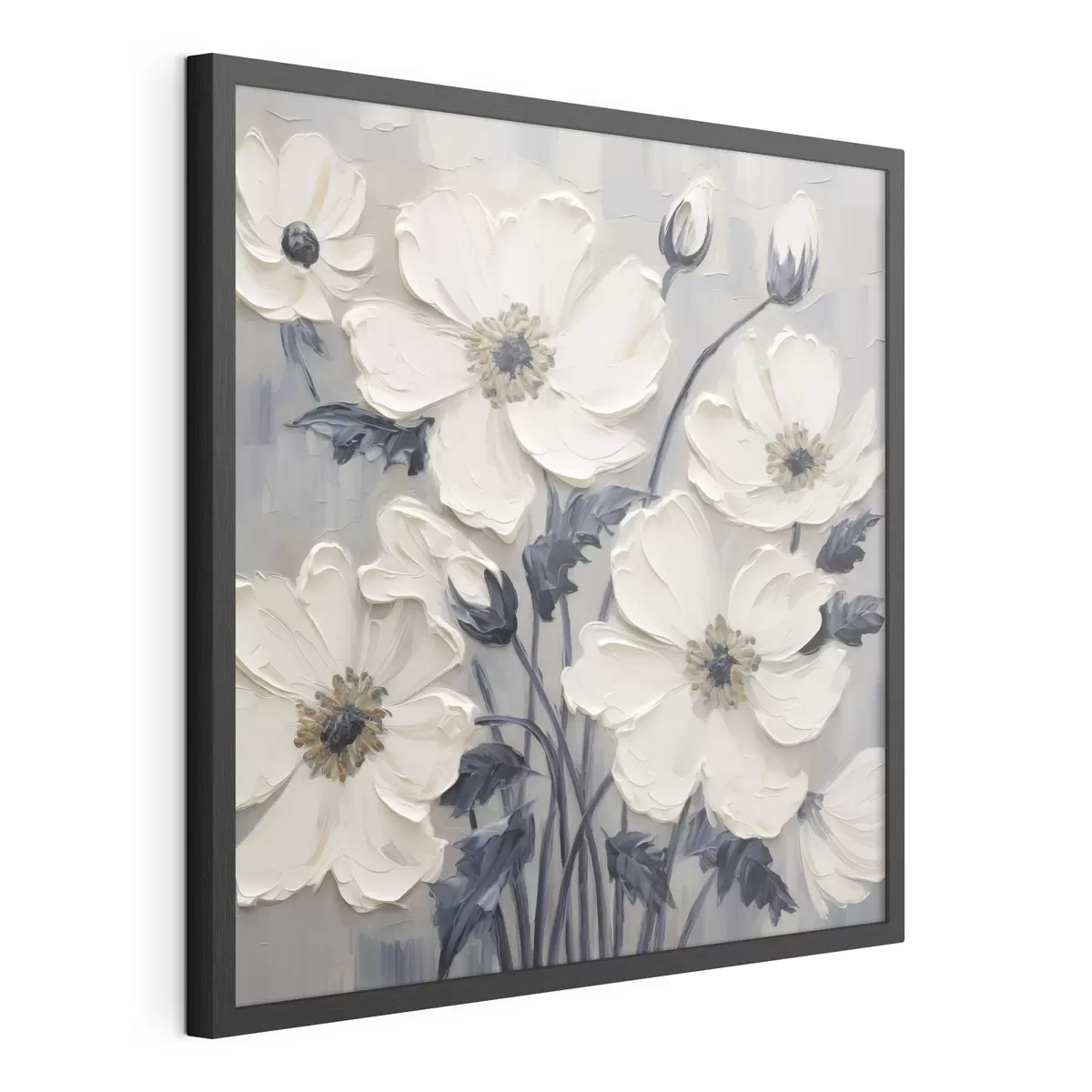 Poster Peinture imitation fleurs f49505