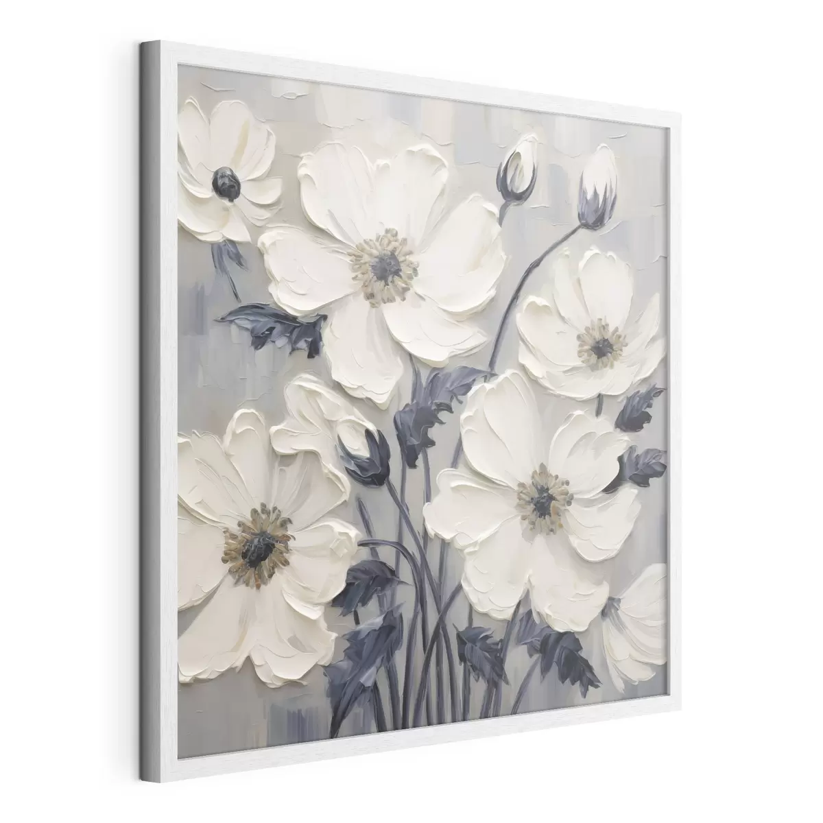 Poster Peinture imitation fleurs f49505