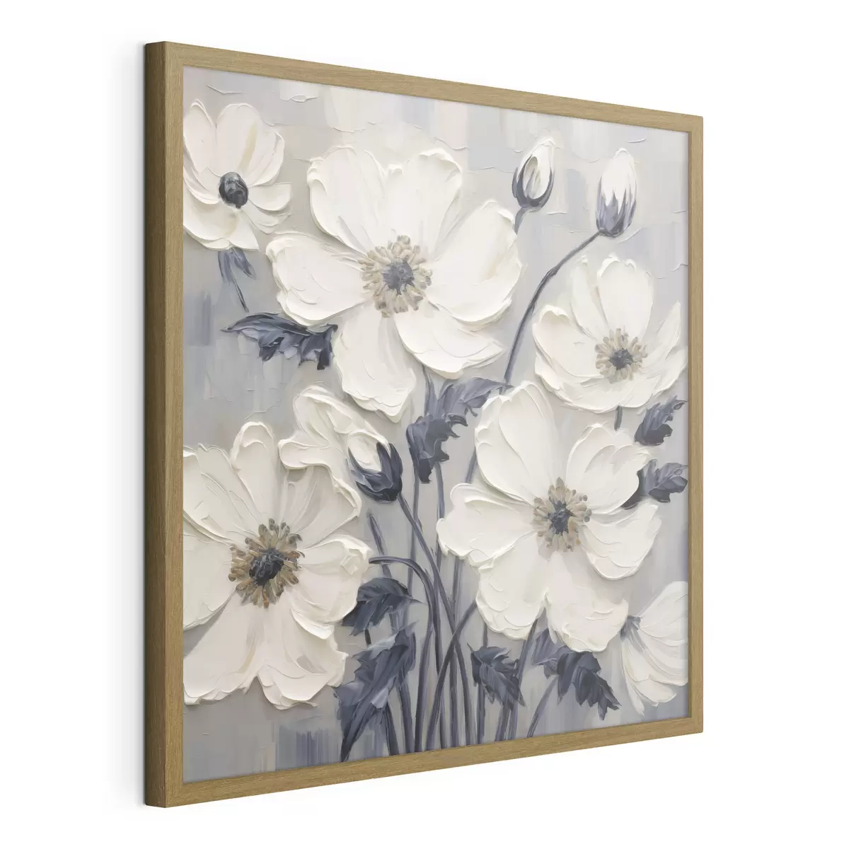 Poster Peinture imitation fleurs f49505