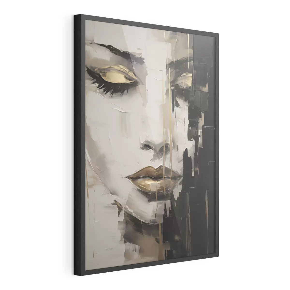 Poster Imitation d'un portrait féminin moderne f49507