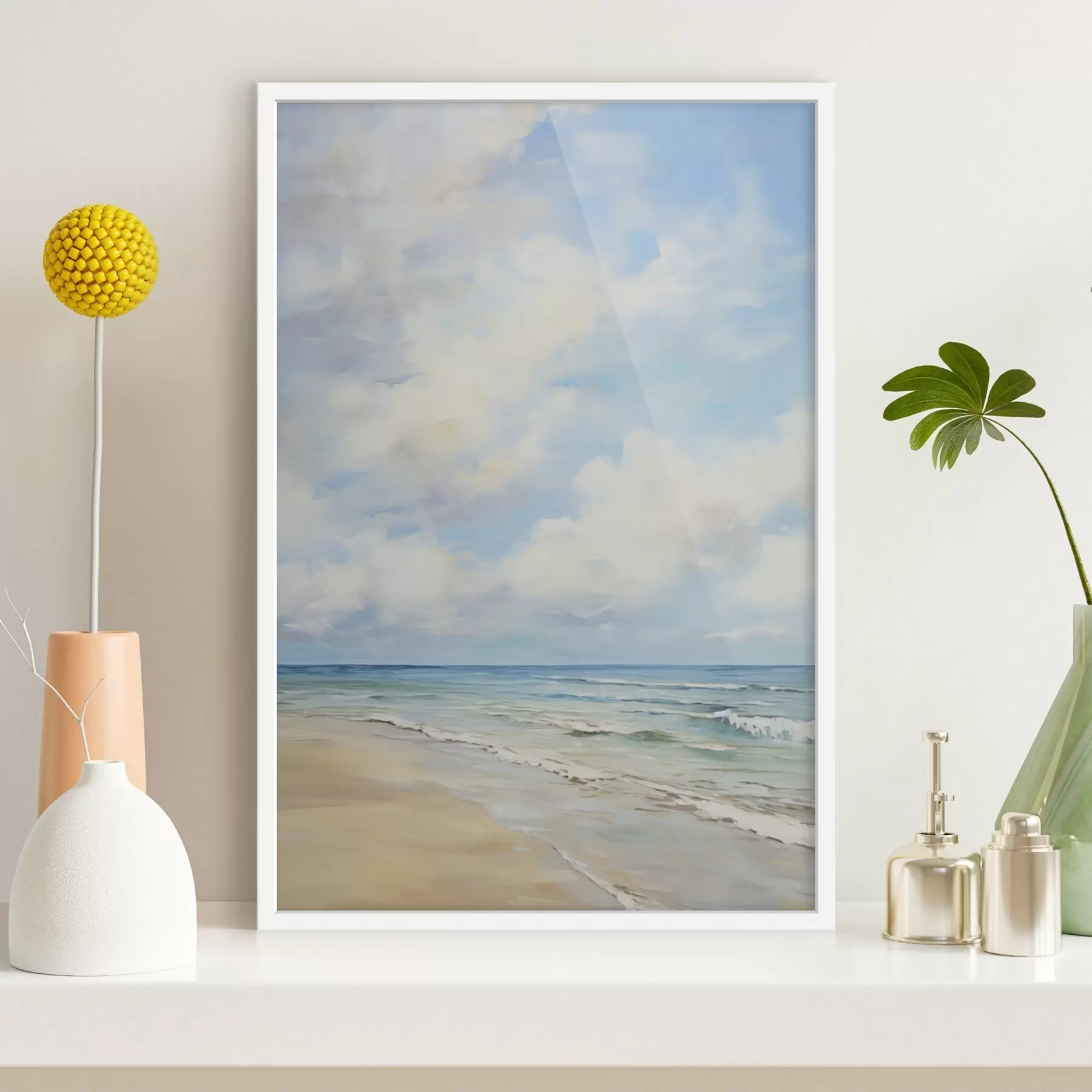 Papier peint Peinture d'imitation de paysage marin f49513