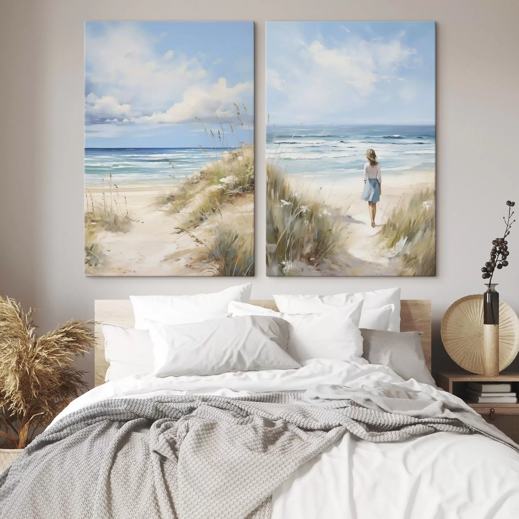Tableau Peinture d'imitation de paysage marin m30591