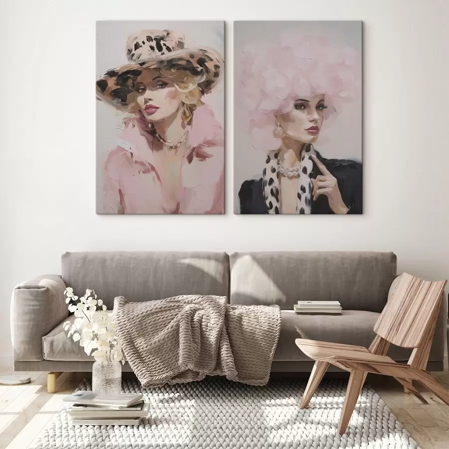 Tableau Peinture représentant une femme élégante m30595