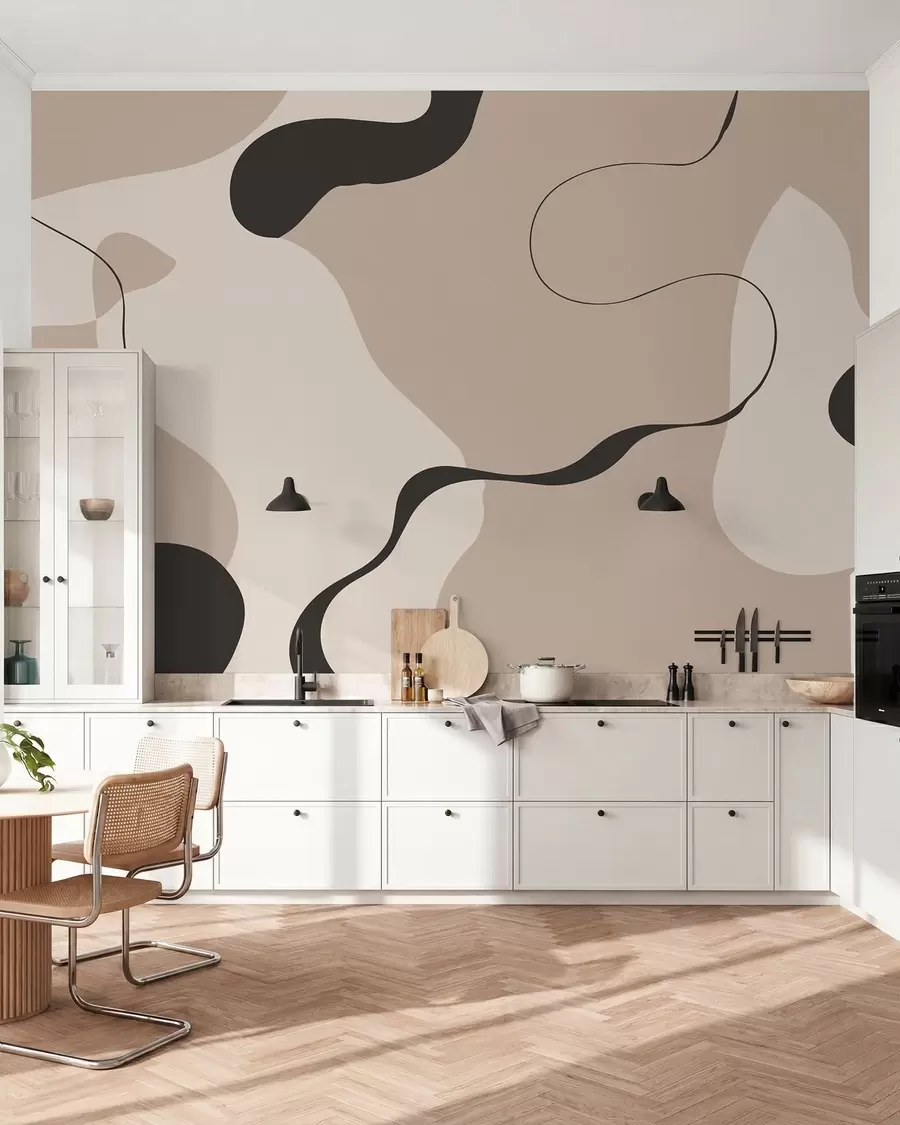 Papier peint Ligne abstraite w05654