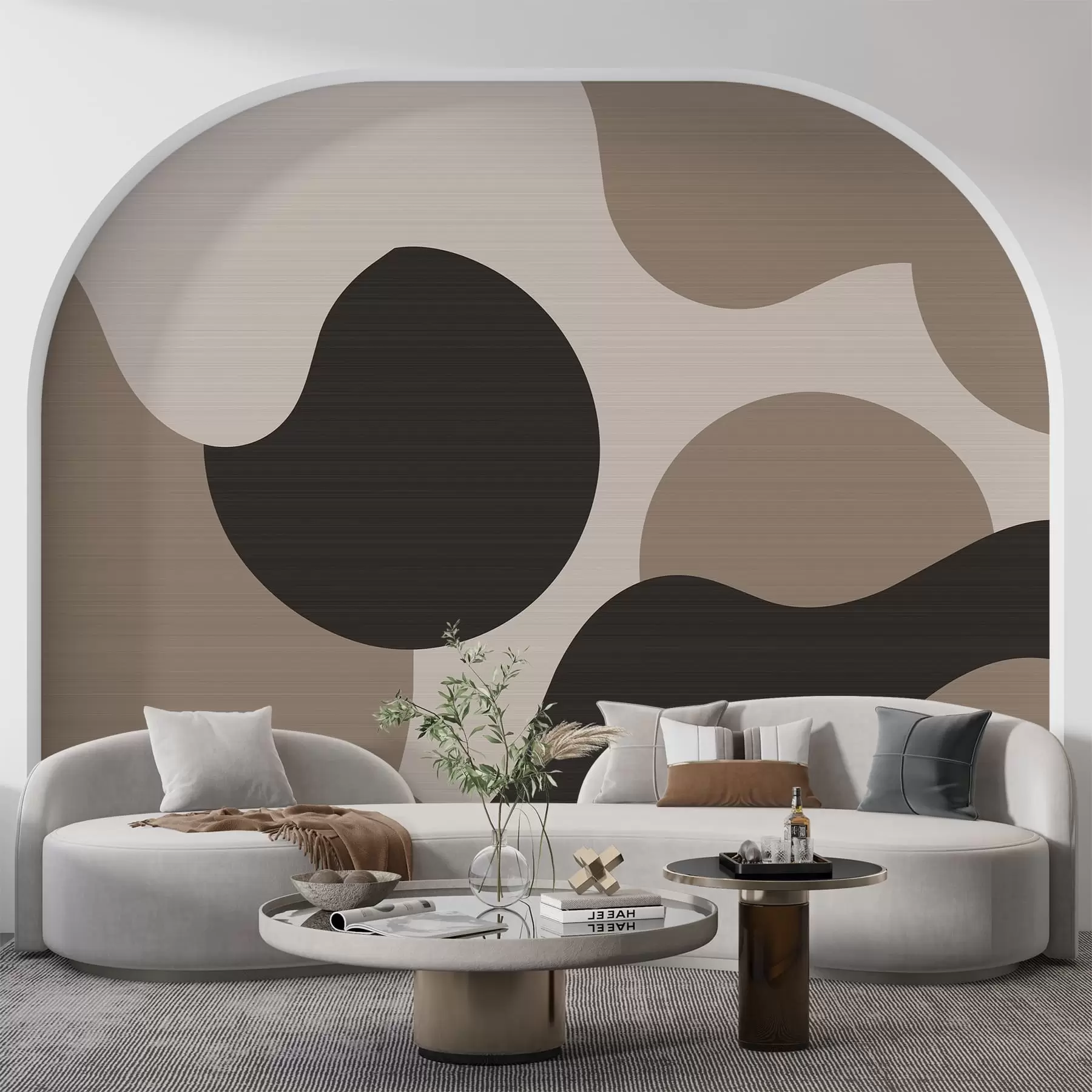 Papier peint Formes organiques w05655