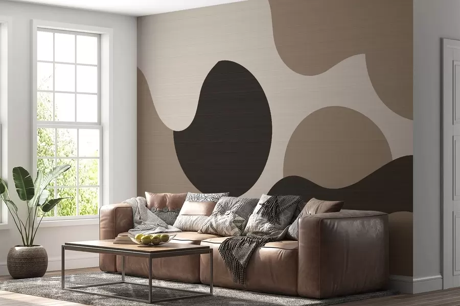 Papier peint Formes organiques w05655
