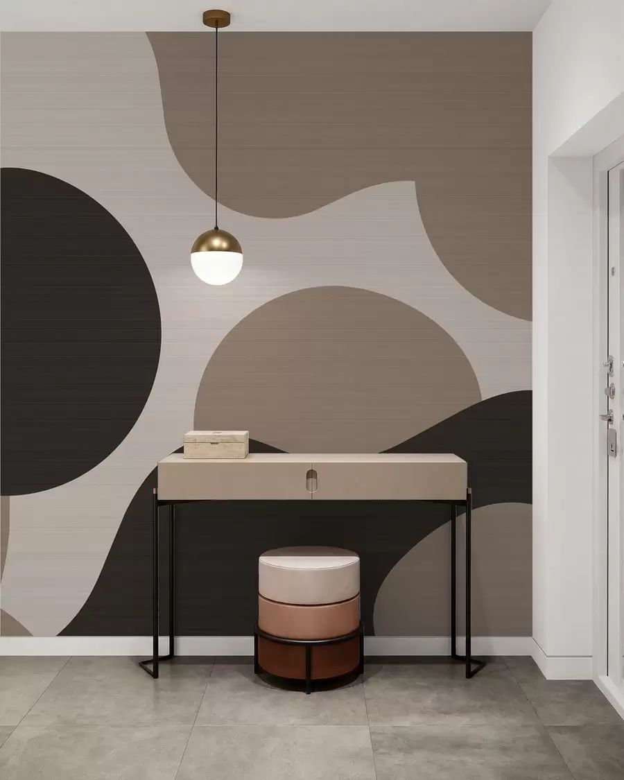 Papier peint Formes organiques w05655