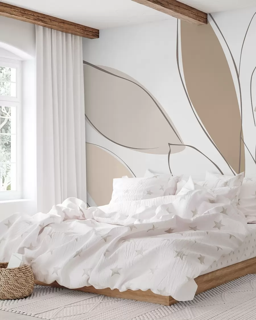 Papier peint Feuilles abstraites w05710v2