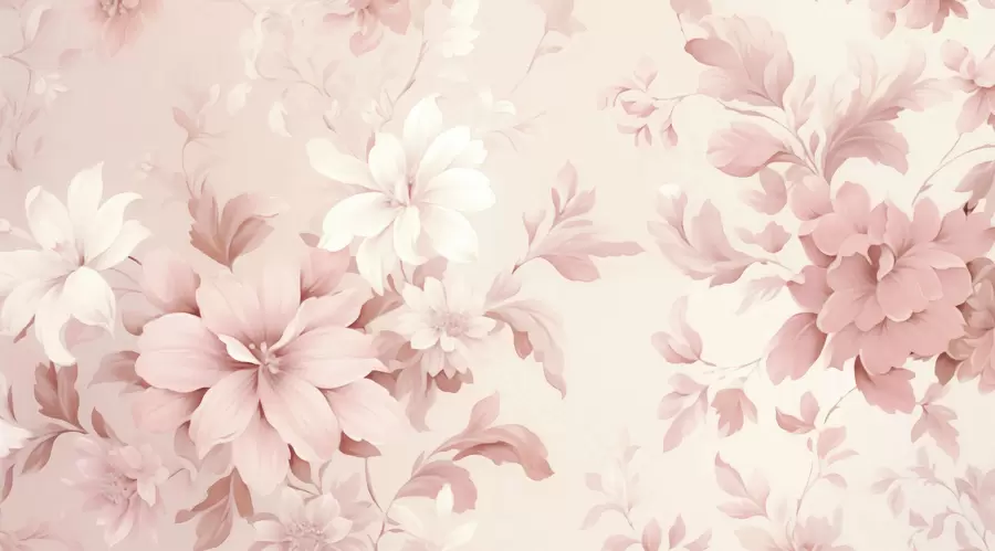 Papier peint Fleurs classiques w05437