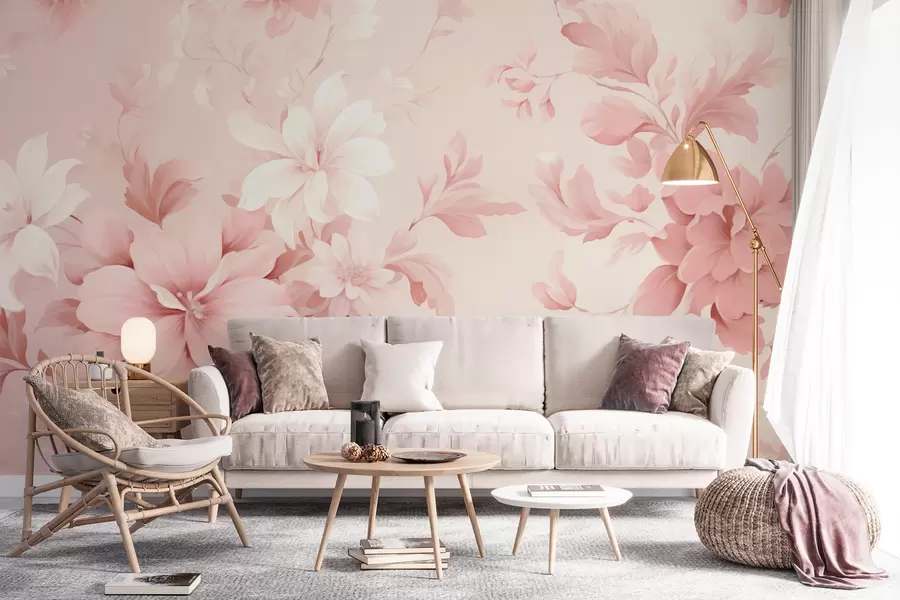 Papier peint Fleurs classiques w05437