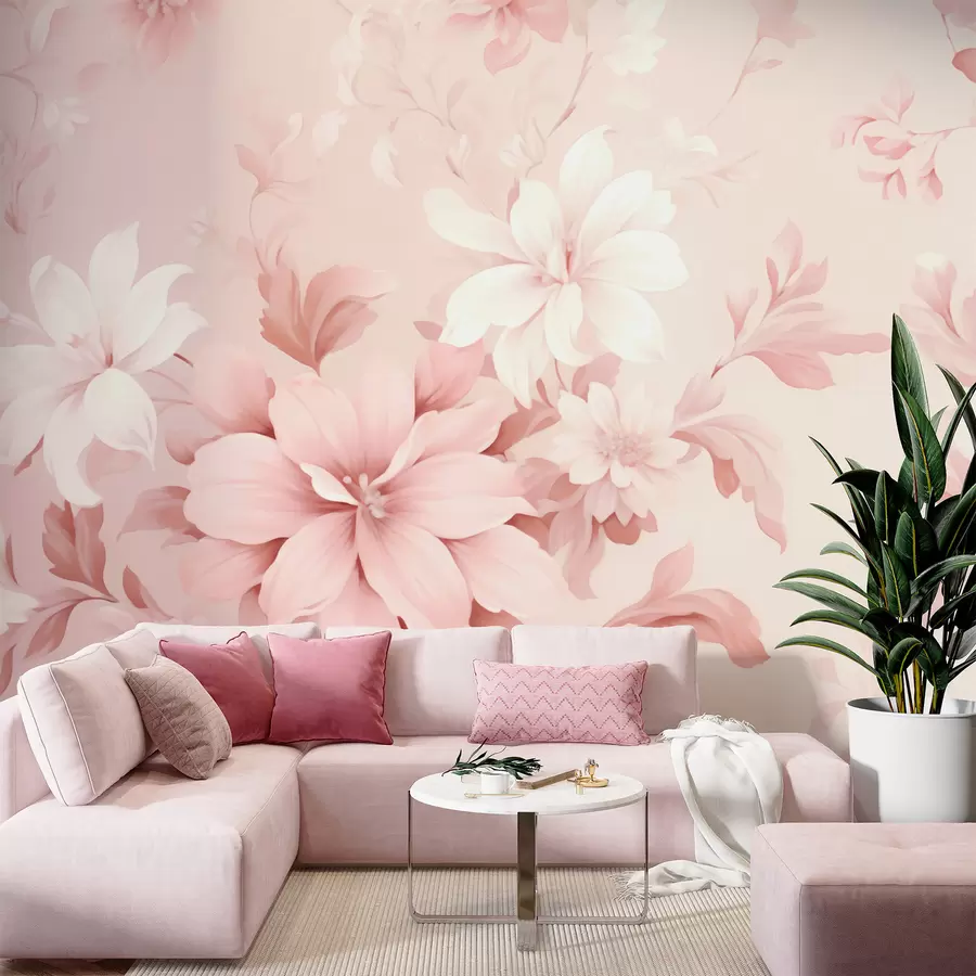 Papier peint Fleurs classiques w05437