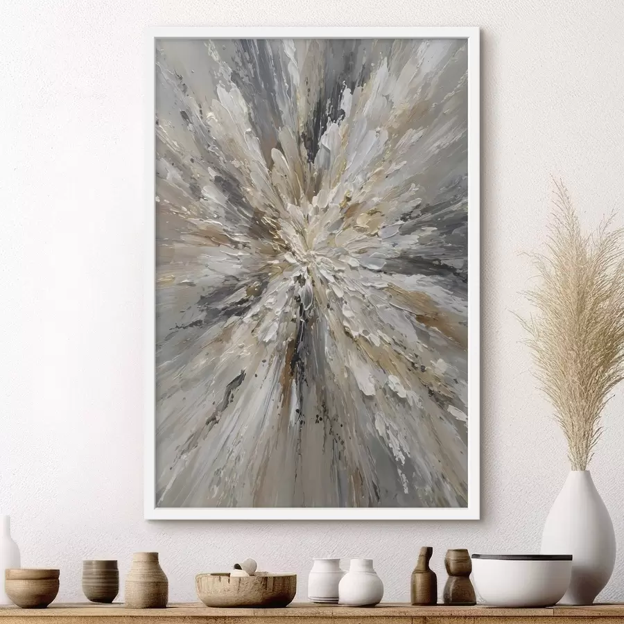 Papier peint une explosion de couleurs dans le style de la peinture à l'huile f49556