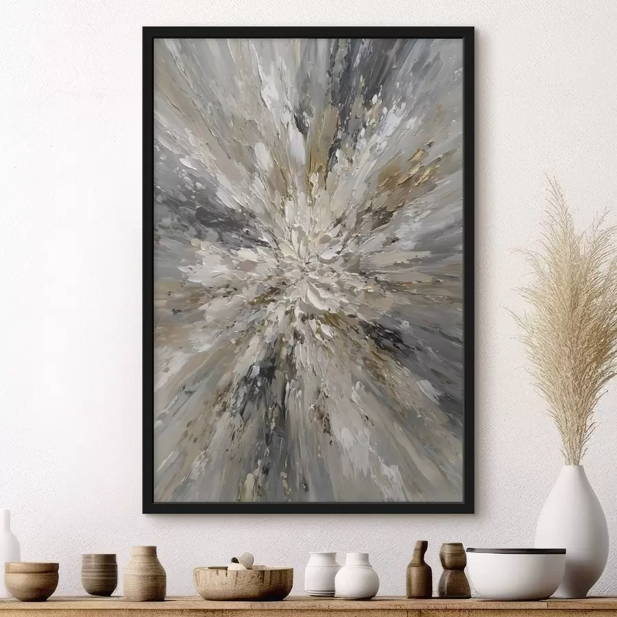 Papier peint une explosion de couleurs dans le style de la peinture à l'huile f49557