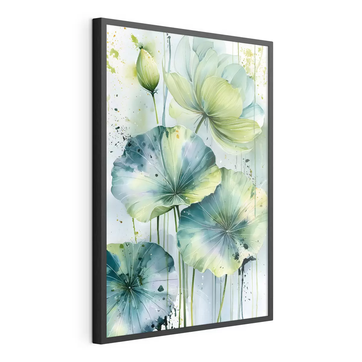 Poster des lys à l'aquarelle f49562
