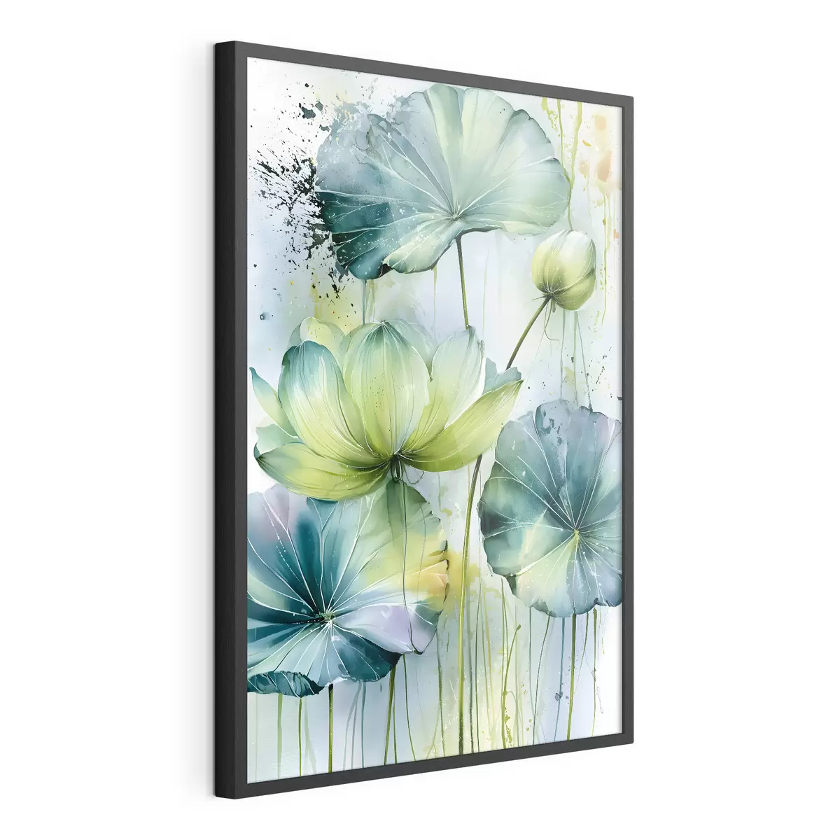 Poster des lys à l'aquarelle f49563